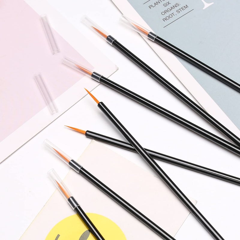 Akstore 200PCS Disposable Eyeline Mascara Brushes Eyelash Brush Wands Applicator Makeup Brush Tool Kits (Black 200PCS) - Image 3